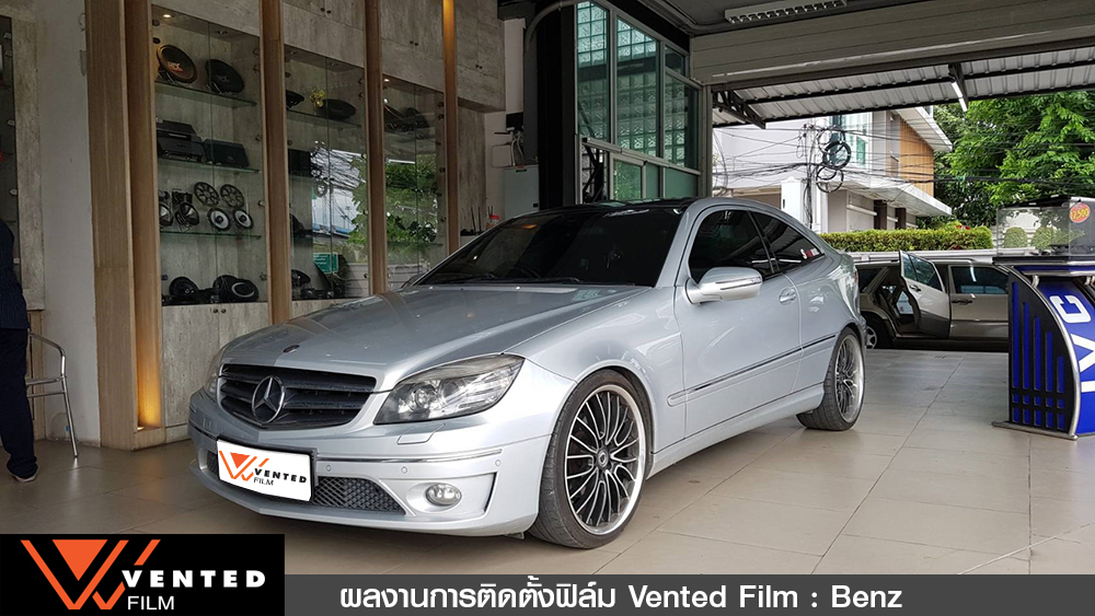 ฟิล์มติดรถยนต์ vented benz01