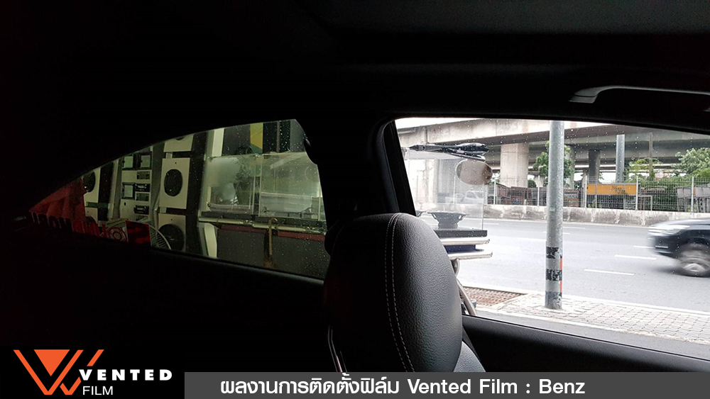 ฟิล์มติดรถยนต์ vented benz06