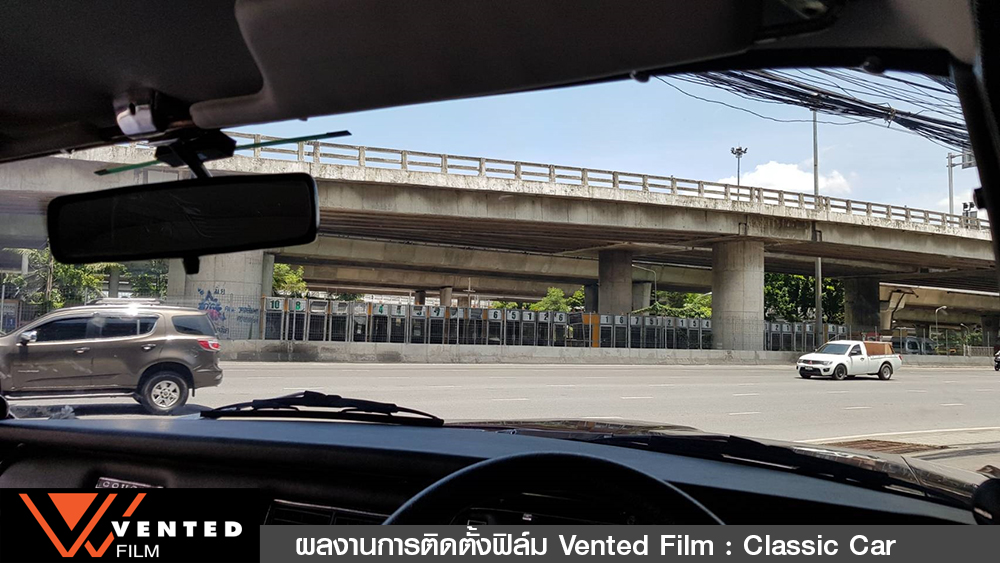 ฟิล์มติดรถยนต์ vented classic car08