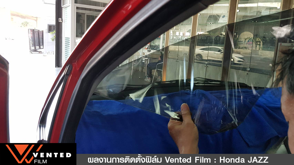 ติดตั้งฟิล์ม honda jazz01 04