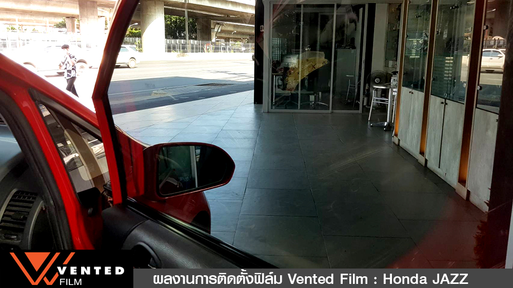 ติดตั้งฟิล์ม honda jazz01 07