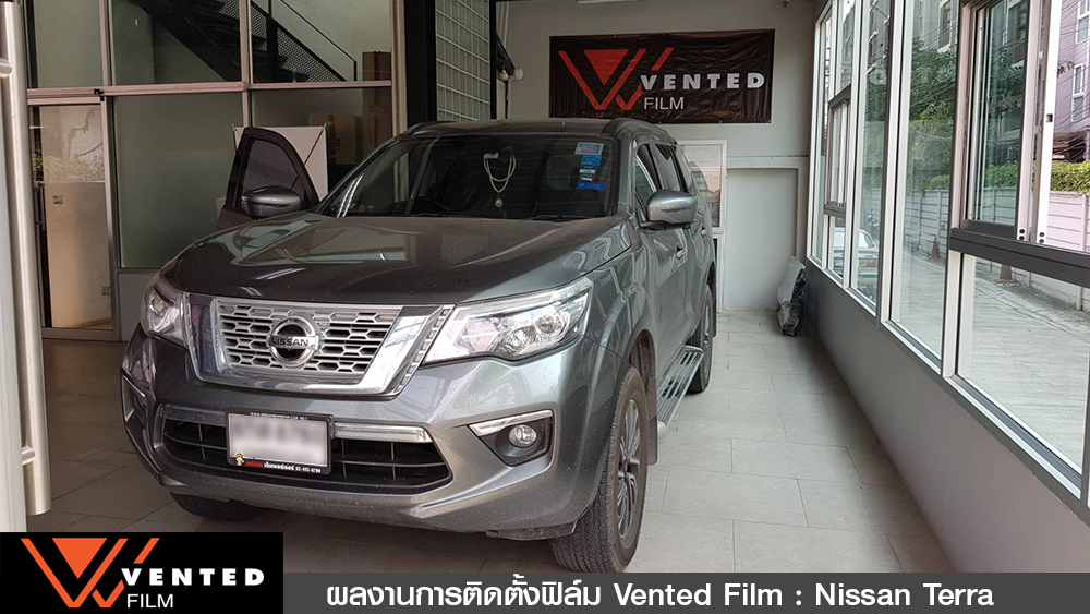 งานติดตั้งฟิล์มรถยนต์ Nissan Terra 02