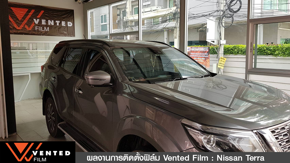 งานติดตั้งฟิล์มรถยนต์ Nissan Terra 04