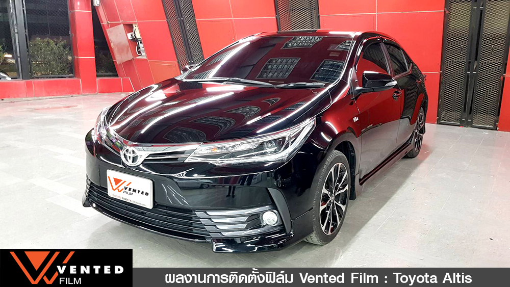 ติดตั้งฟิล์ม toyota altis01 01